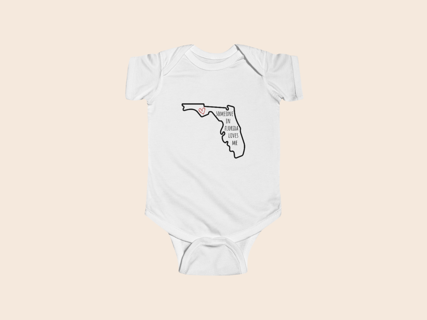 Someone in (Your State) Loves Me - Custom Baby Bodysuit