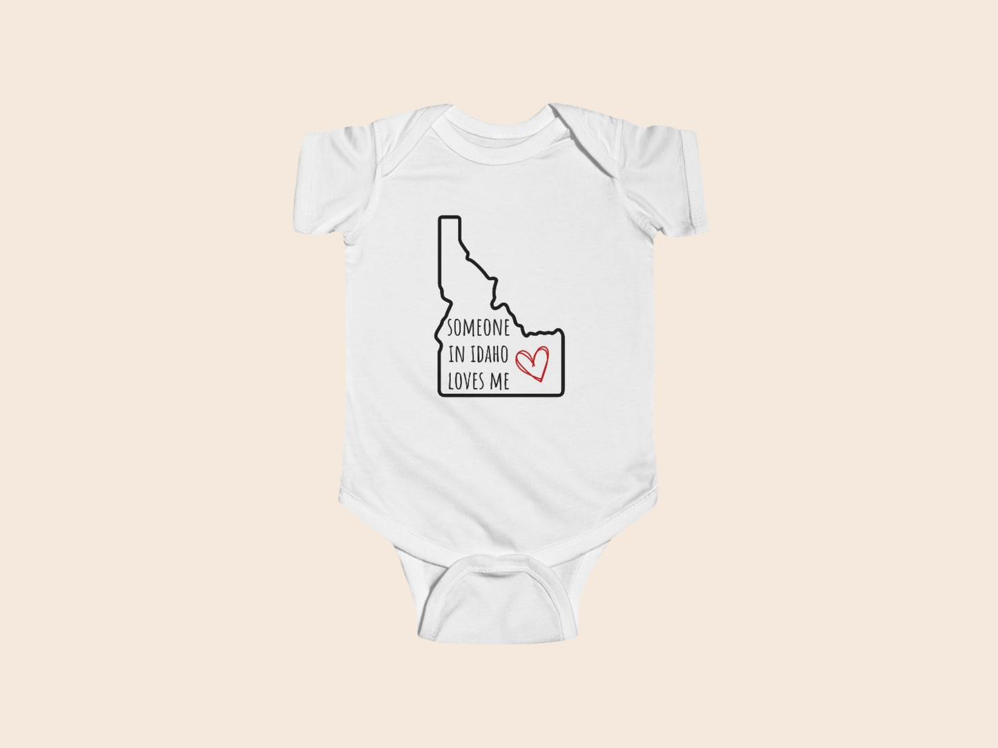 Someone in (Your State) Loves Me - Custom Baby Bodysuit