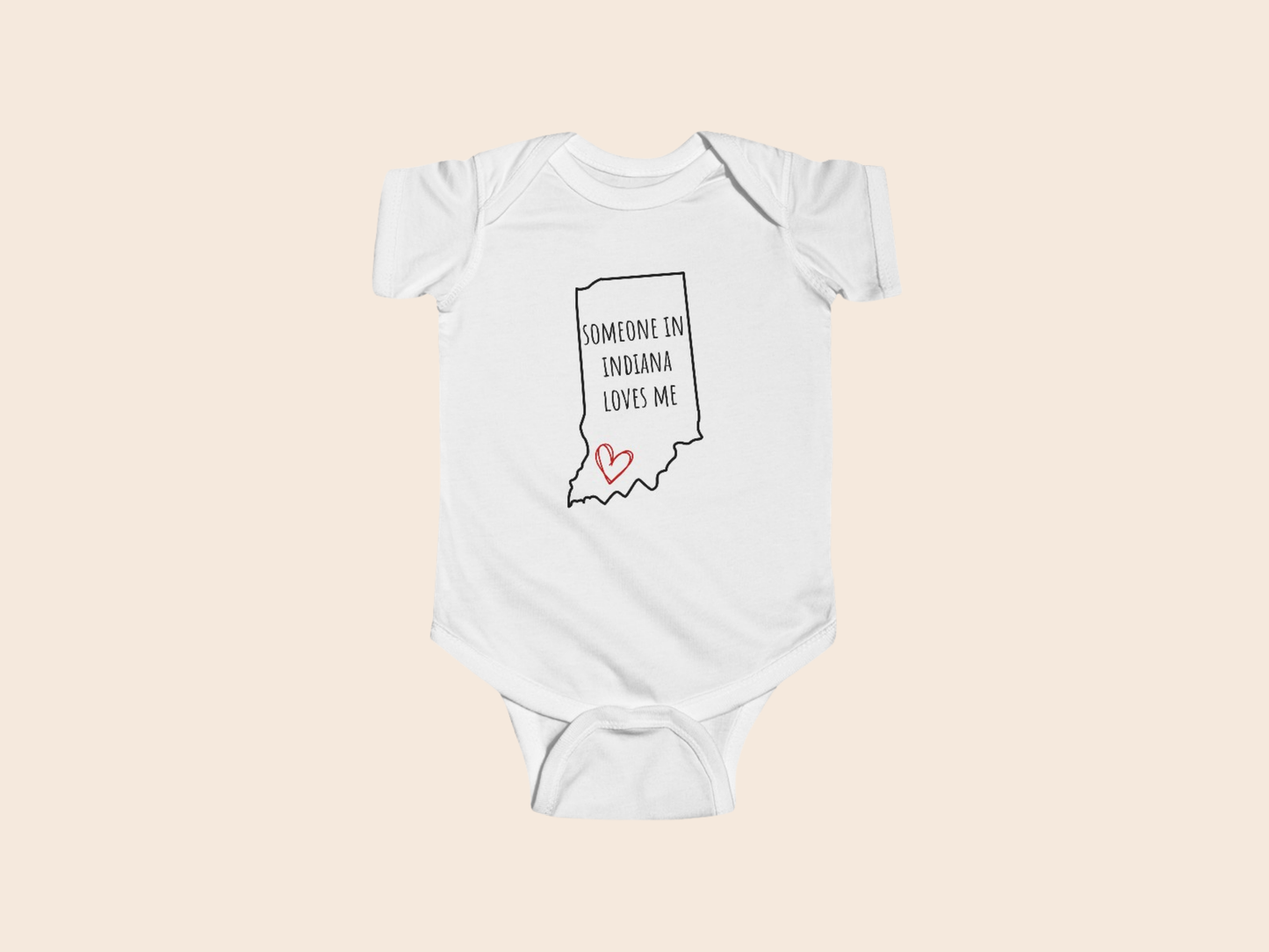 Someone in (Your State) Loves Me - Custom Baby Bodysuit