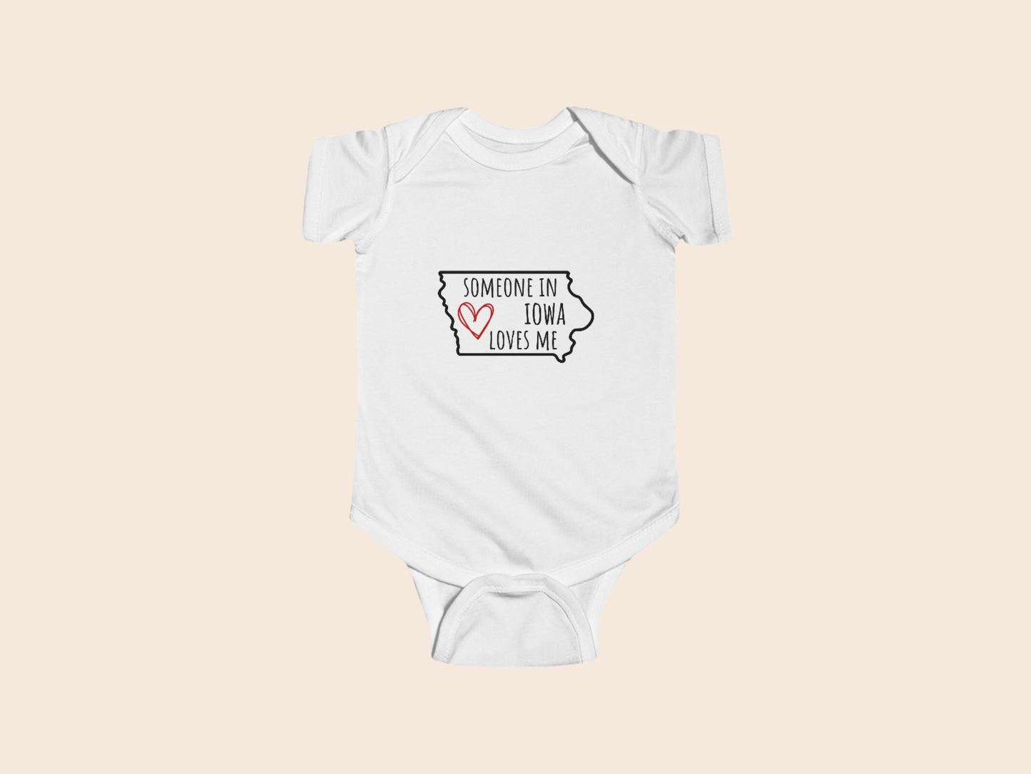 Someone in (Your State) Loves Me - Custom Baby Bodysuit