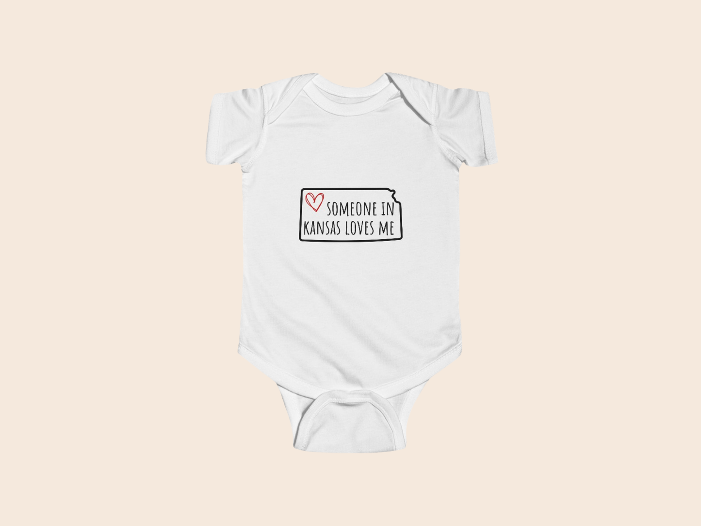 Someone in (Your State) Loves Me - Custom Baby Bodysuit