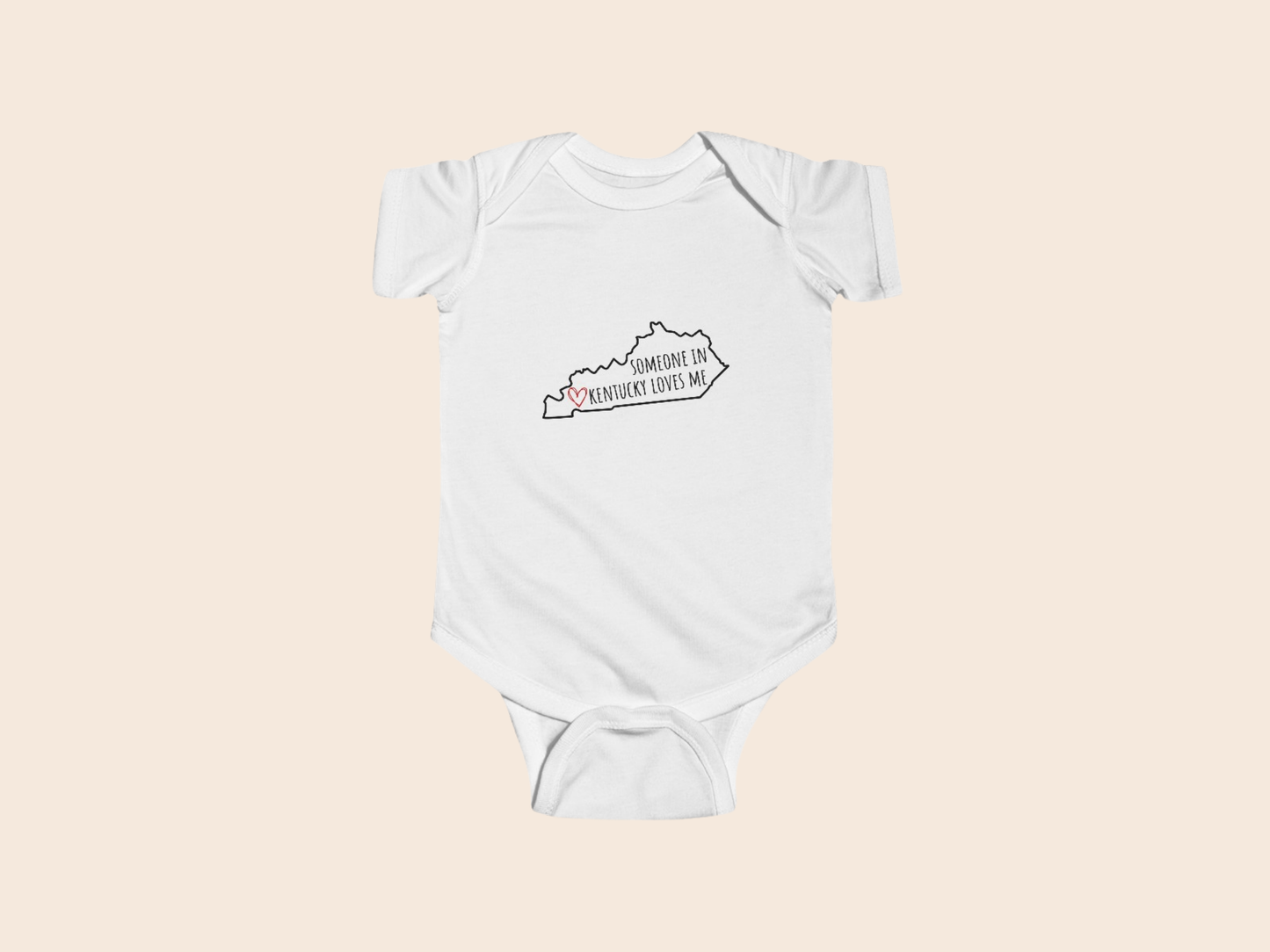 Someone in (Your State) Loves Me - Custom Baby Bodysuit