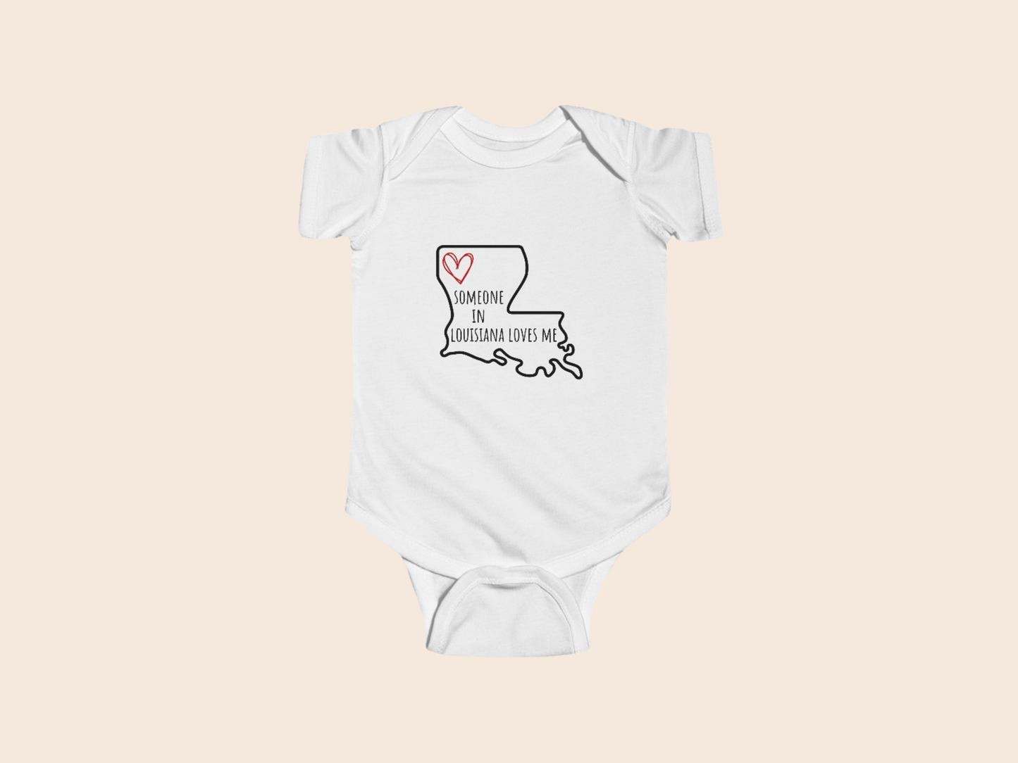 Someone in (Your State) Loves Me - Custom Baby Bodysuit