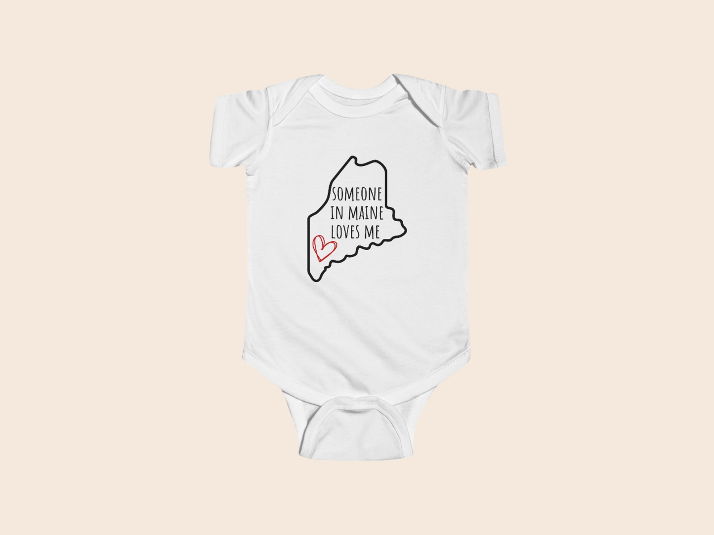 Someone in (Your State) Loves Me - Custom Baby Bodysuit