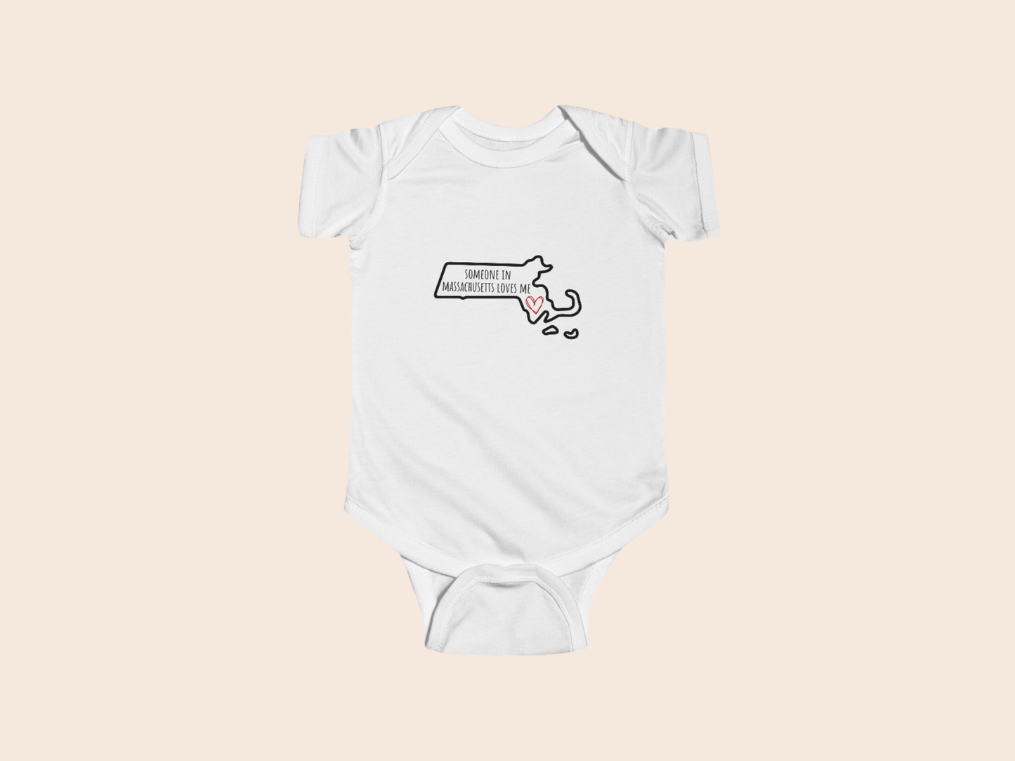 Someone in (Your State) Loves Me - Custom Baby Bodysuit