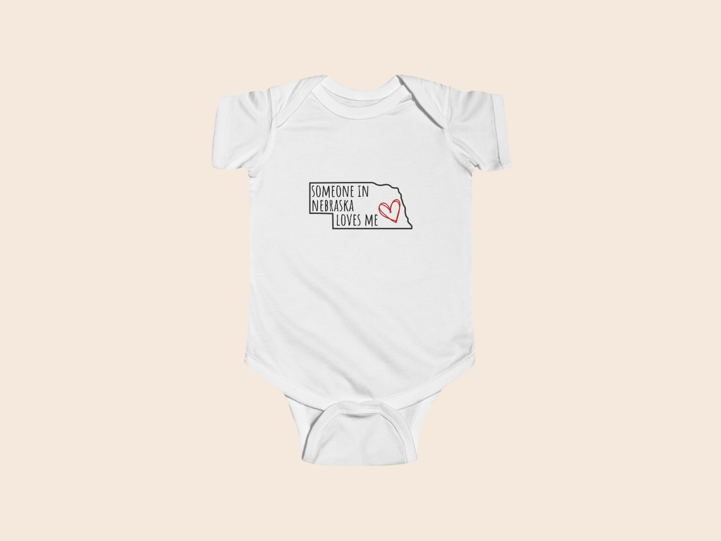 Someone in (Your State) Loves Me - Custom Baby Bodysuit