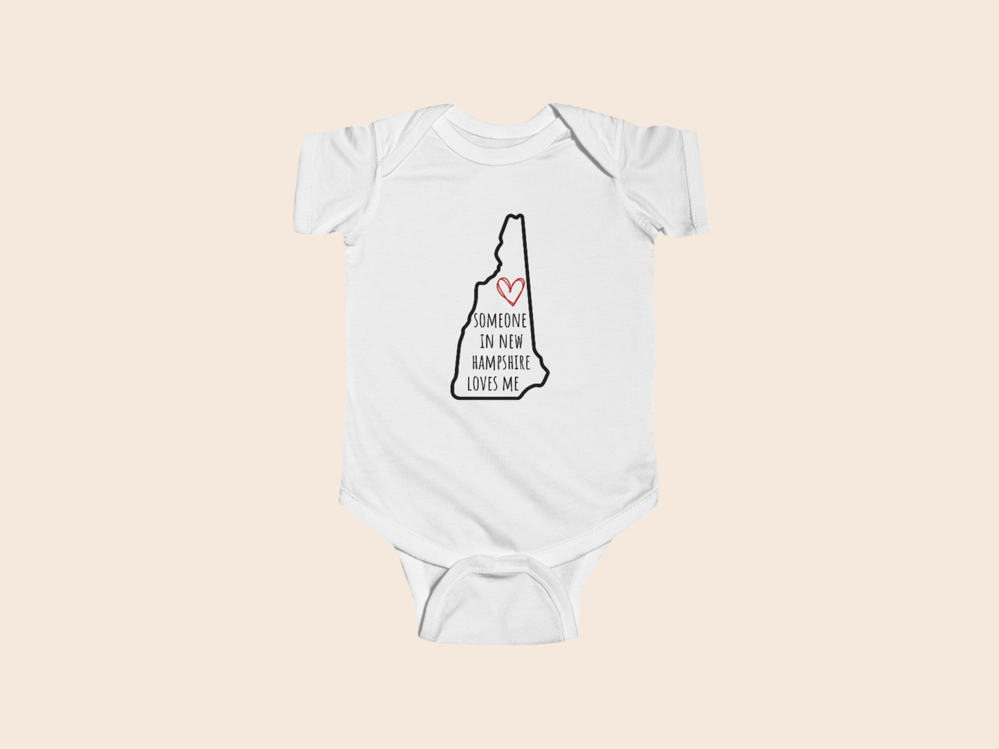 Someone in (Your State) Loves Me - Custom Baby Bodysuit