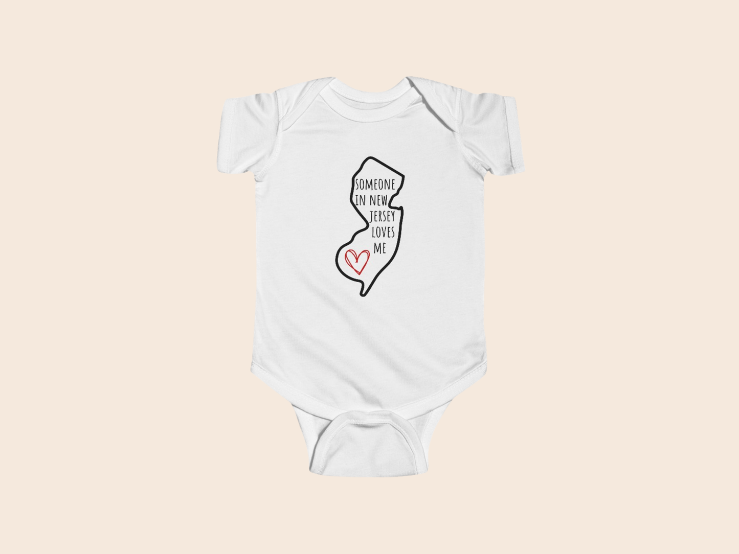 Someone in (Your State) Loves Me - Custom Baby Bodysuit