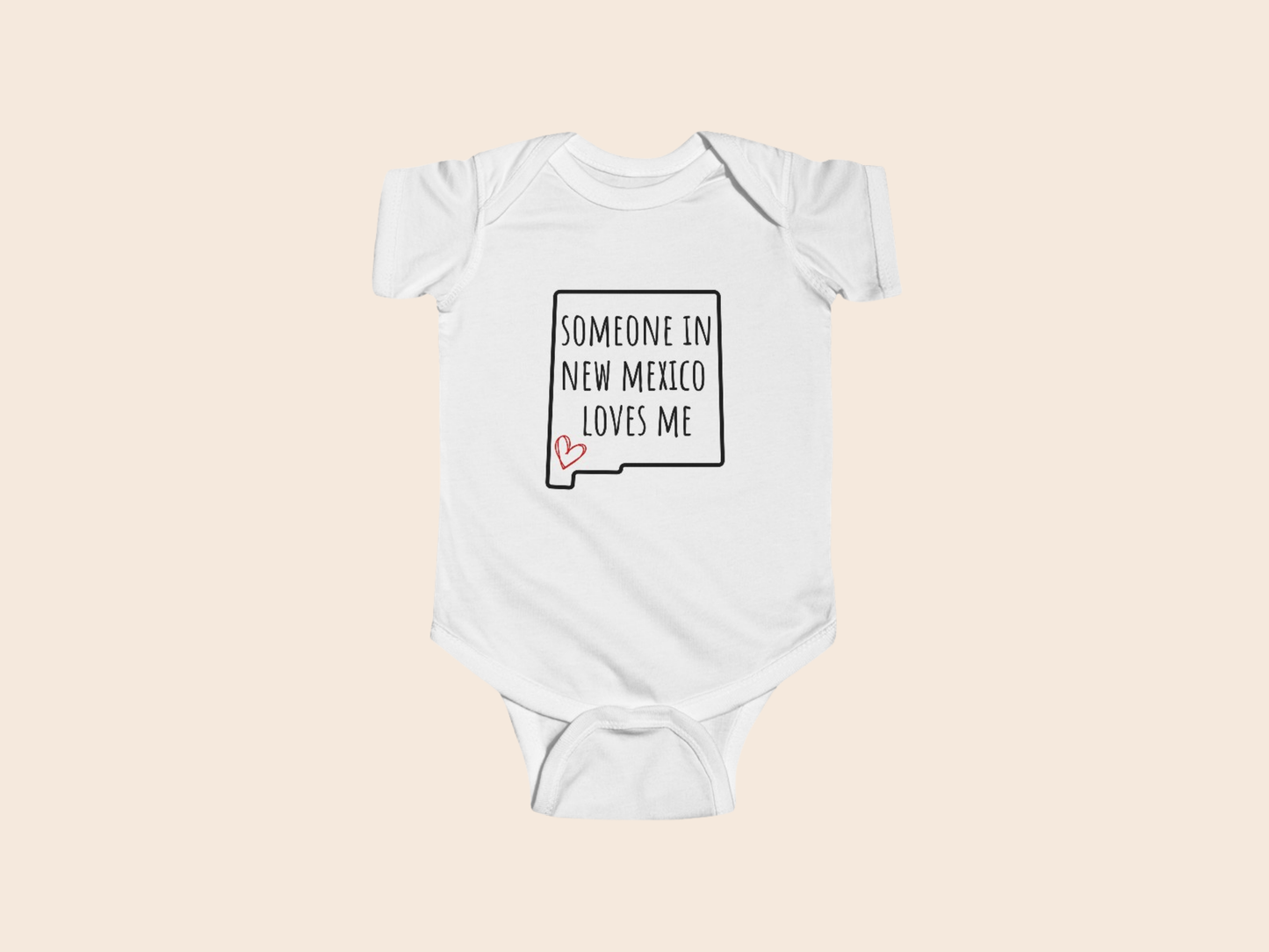 Someone in (Your State) Loves Me - Custom Baby Bodysuit