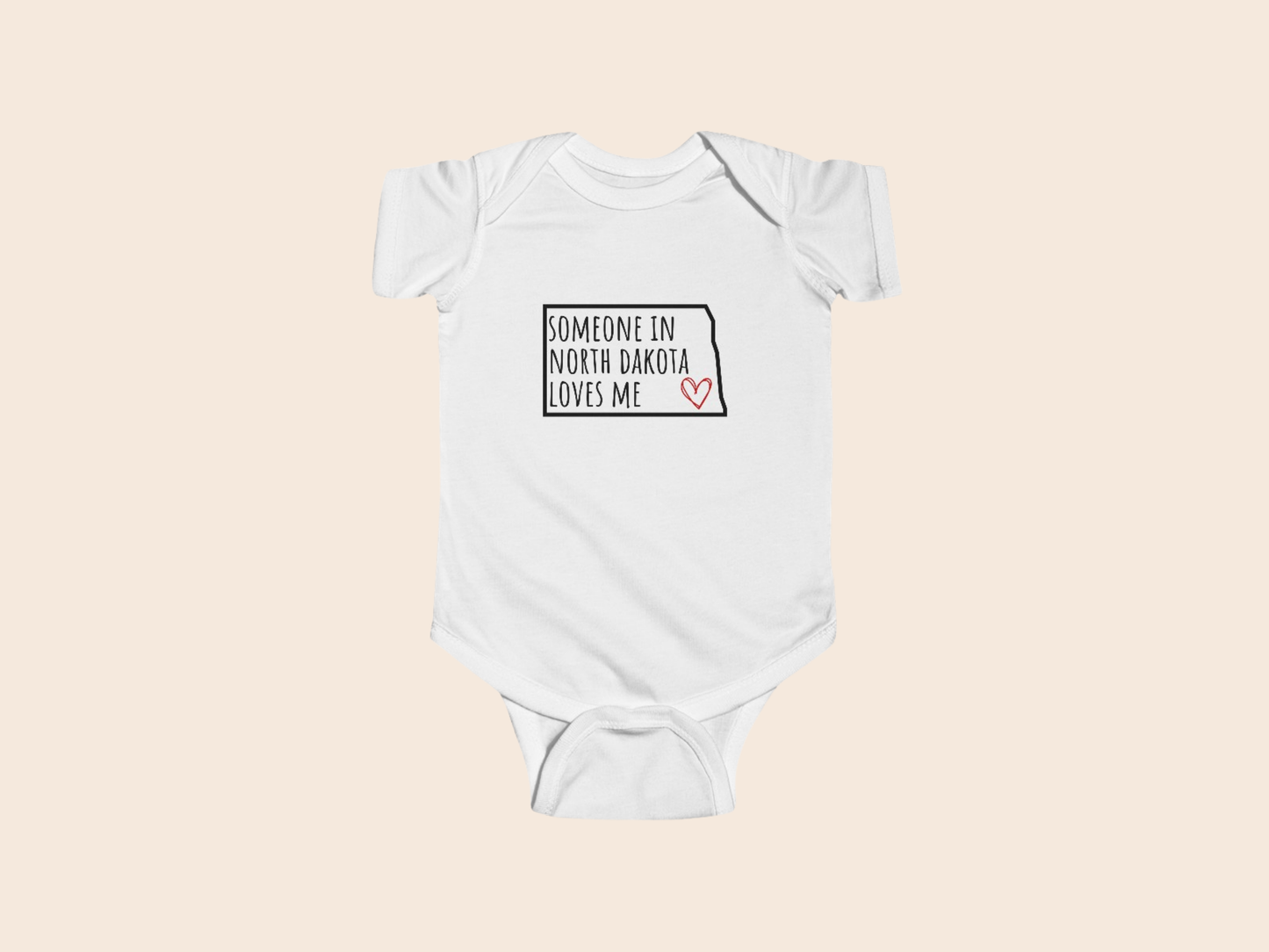 Someone in (Your State) Loves Me - Custom Baby Bodysuit