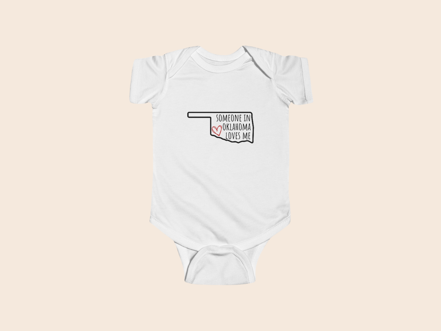 Someone in (Your State) Loves Me - Custom Baby Bodysuit