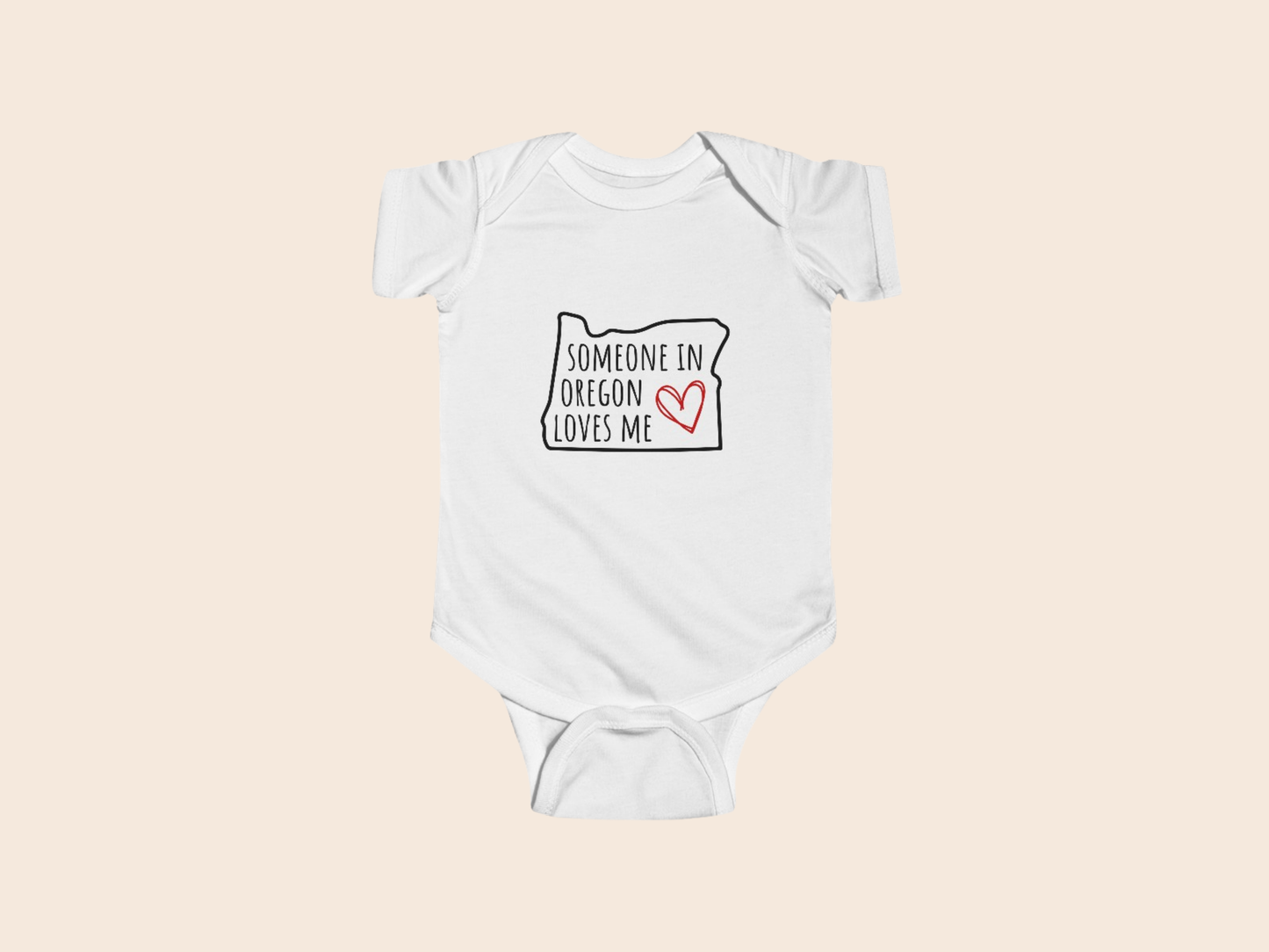 Someone in (Your State) Loves Me - Custom Baby Bodysuit