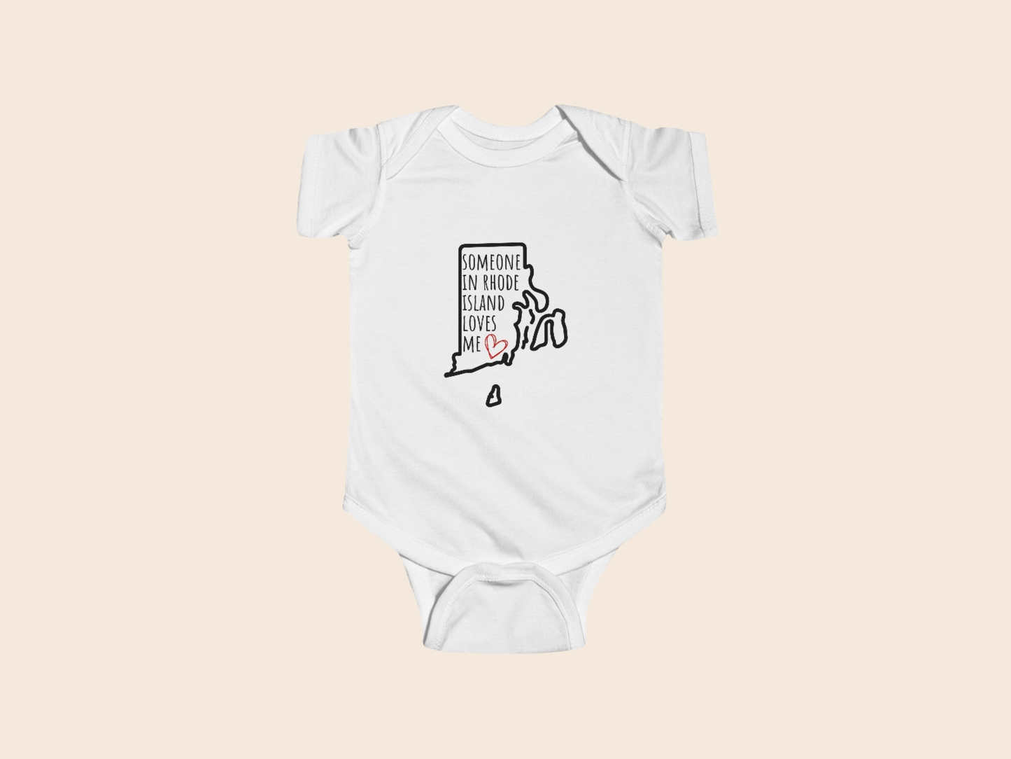 Someone in (Your State) Loves Me - Custom Baby Bodysuit