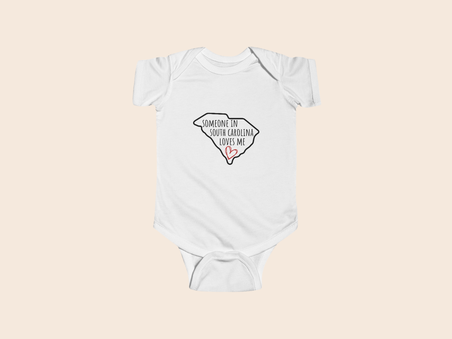 Someone in (Your State) Loves Me - Custom Baby Bodysuit