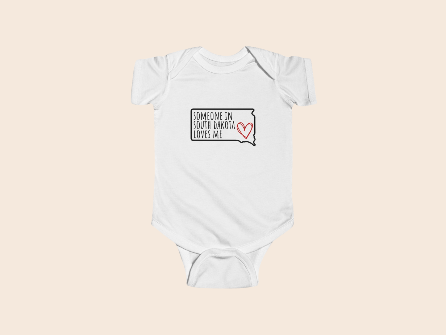 Someone in (Your State) Loves Me - Custom Baby Bodysuit