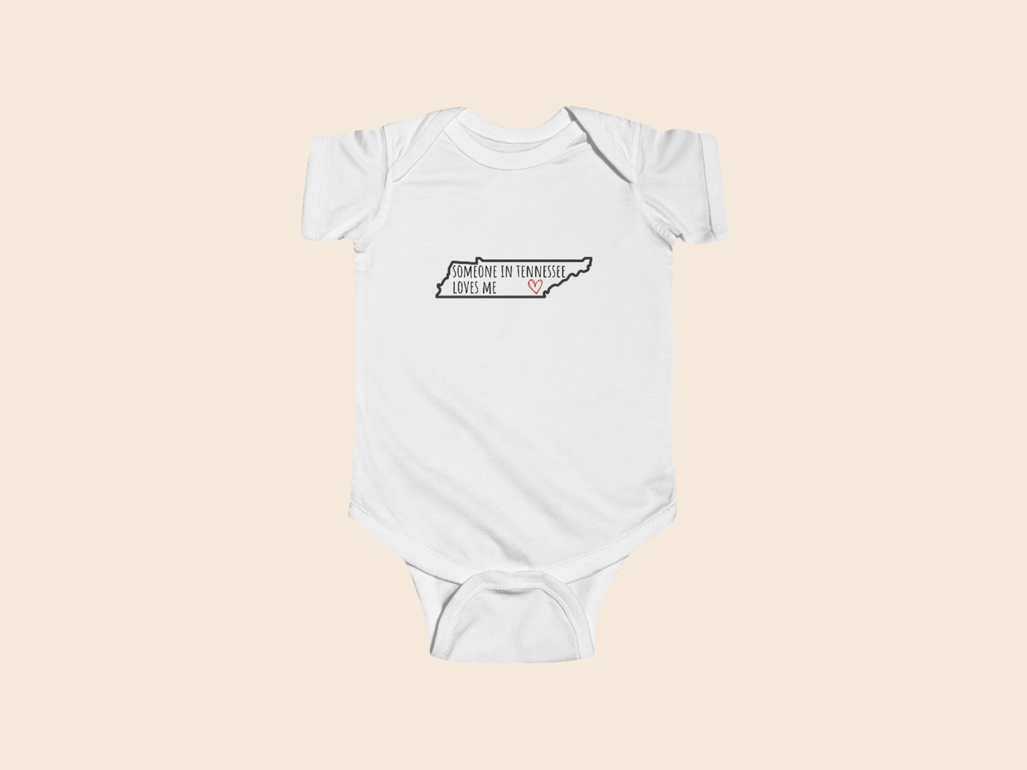 Someone in (Your State) Loves Me - Custom Baby Bodysuit