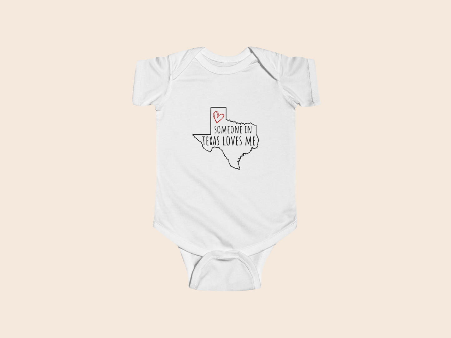 Someone in (Your State) Loves Me - Custom Baby Bodysuit