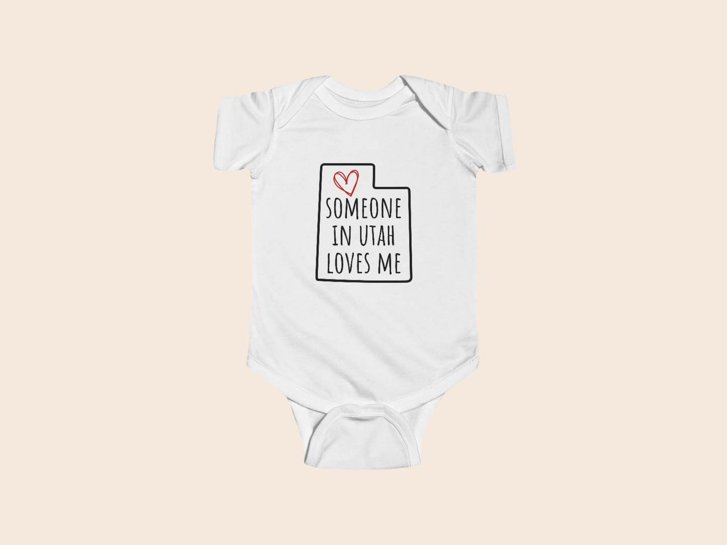 Someone in (Your State) Loves Me - Custom Baby Bodysuit