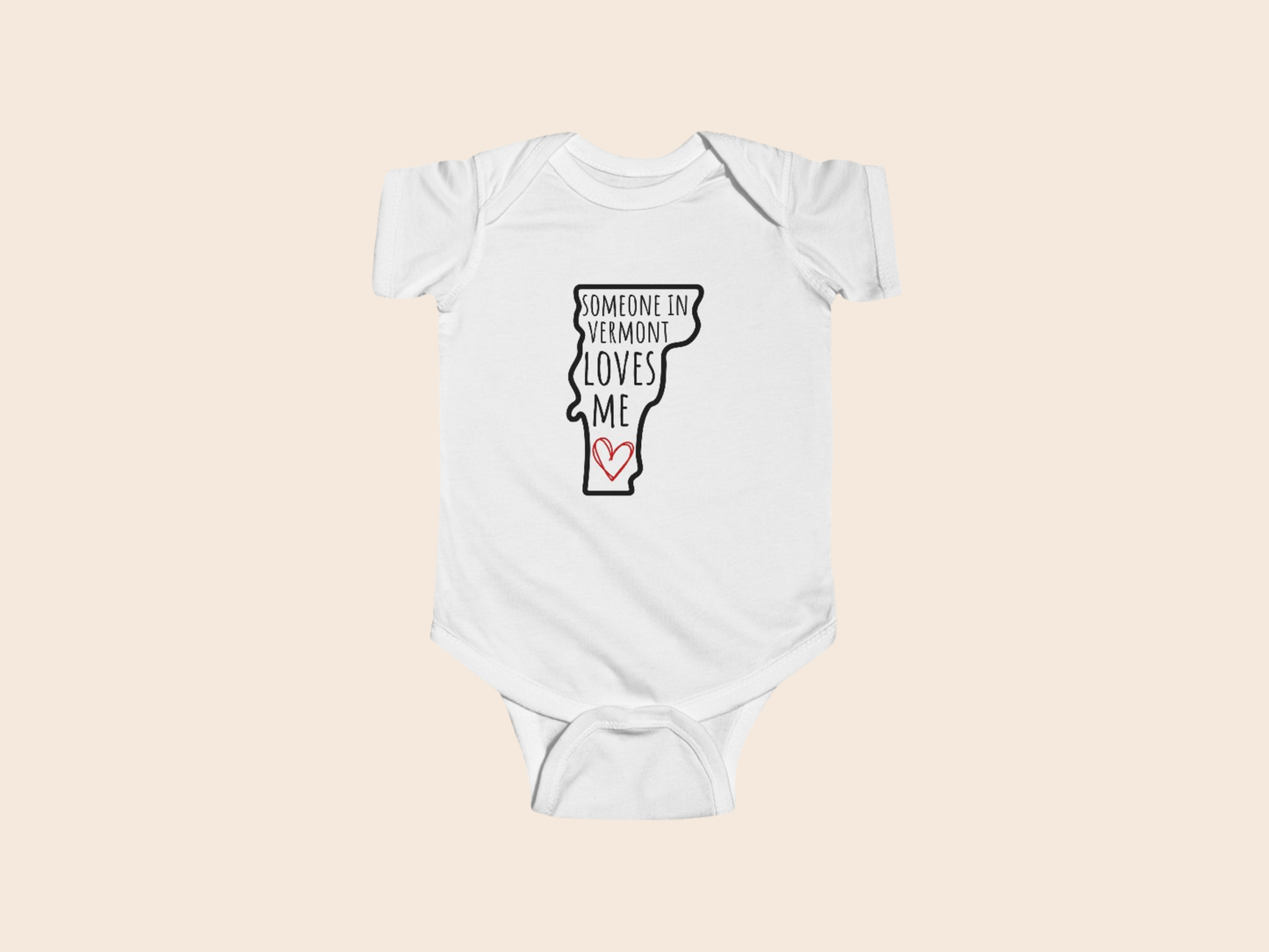 Someone in (Your State) Loves Me - Custom Baby Bodysuit