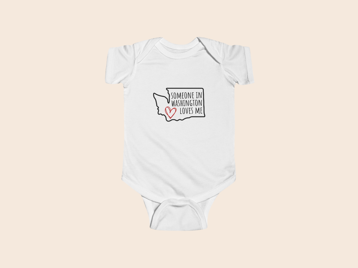 Someone in (Your State) Loves Me - Custom Baby Bodysuit