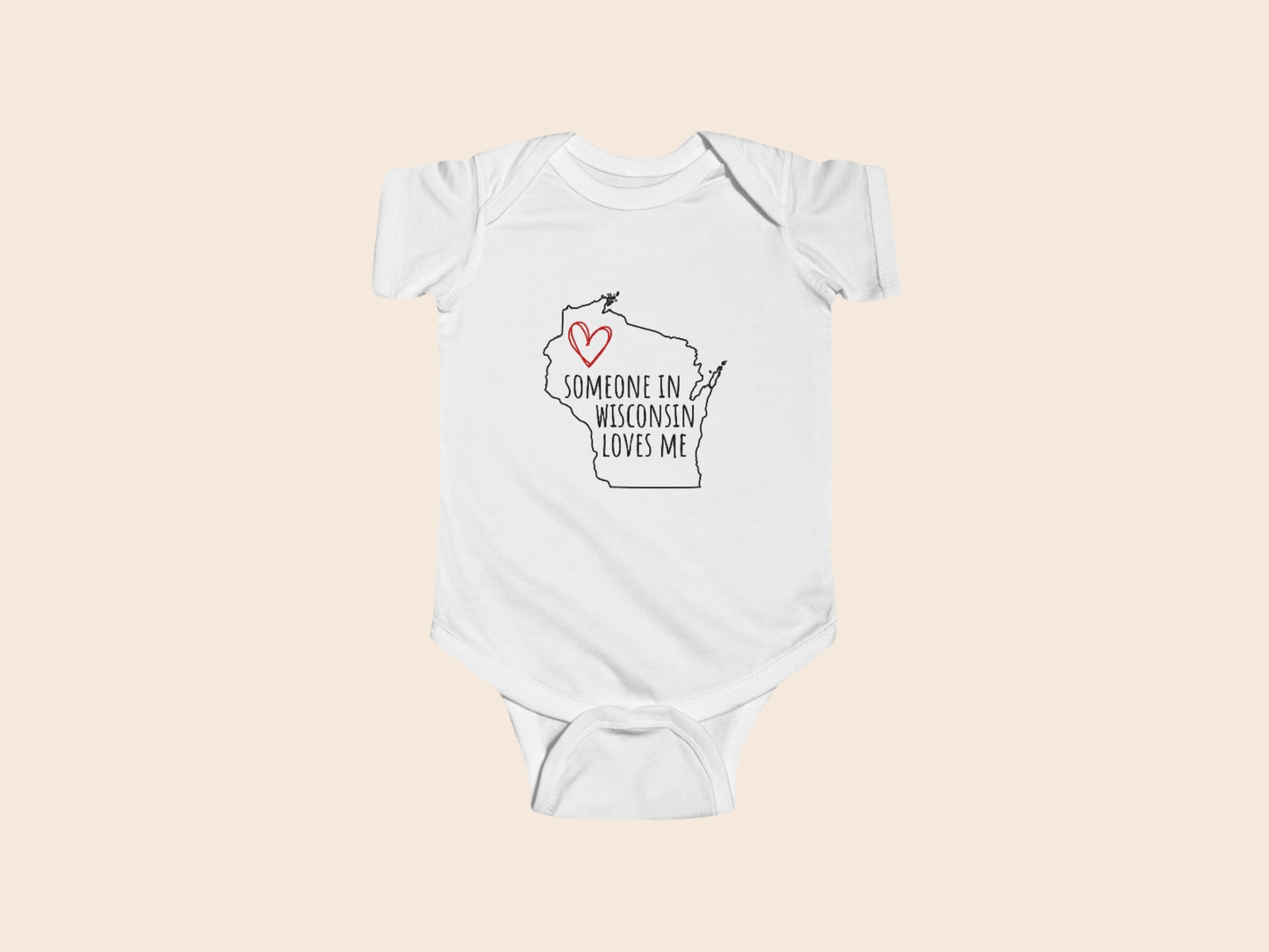 Someone in (Your State) Loves Me - Custom Baby Bodysuit