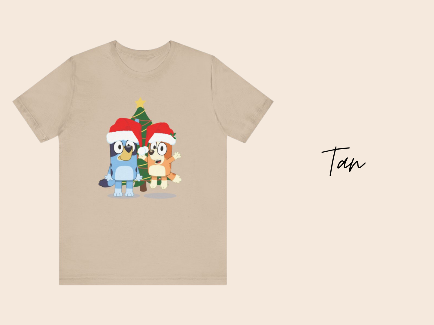 Bluey and Bingo - Bluey TV Show Christmas Unisex T-Shirt