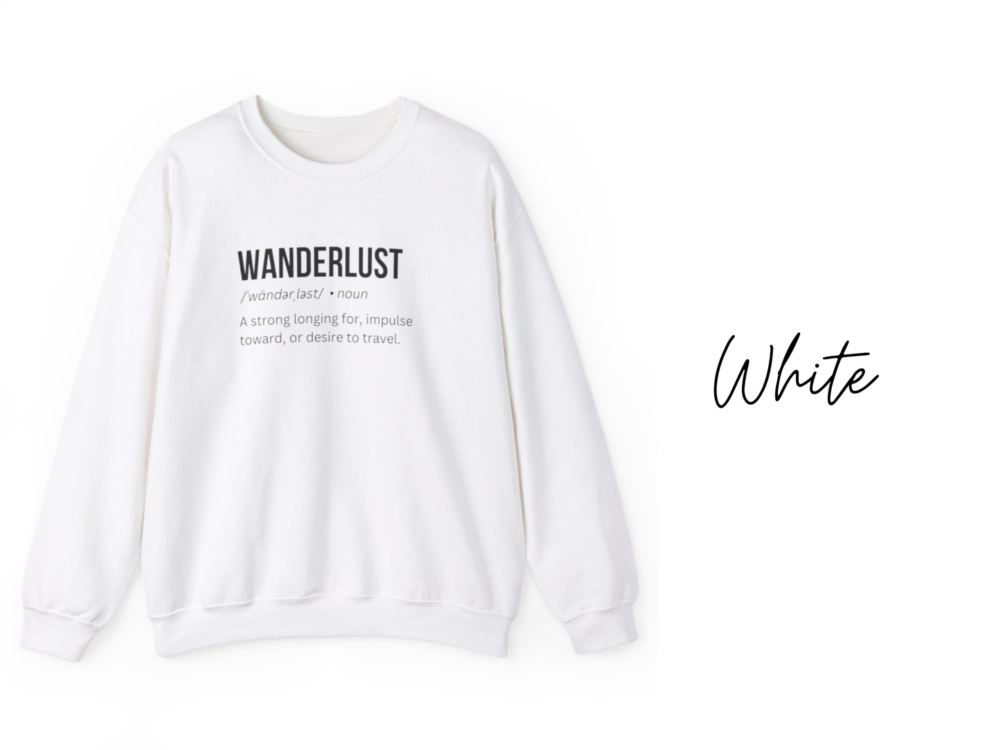 Wanderlust Crewneck Sweatshirt