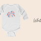 Fireworks Fourth of July Baby Bodysuit