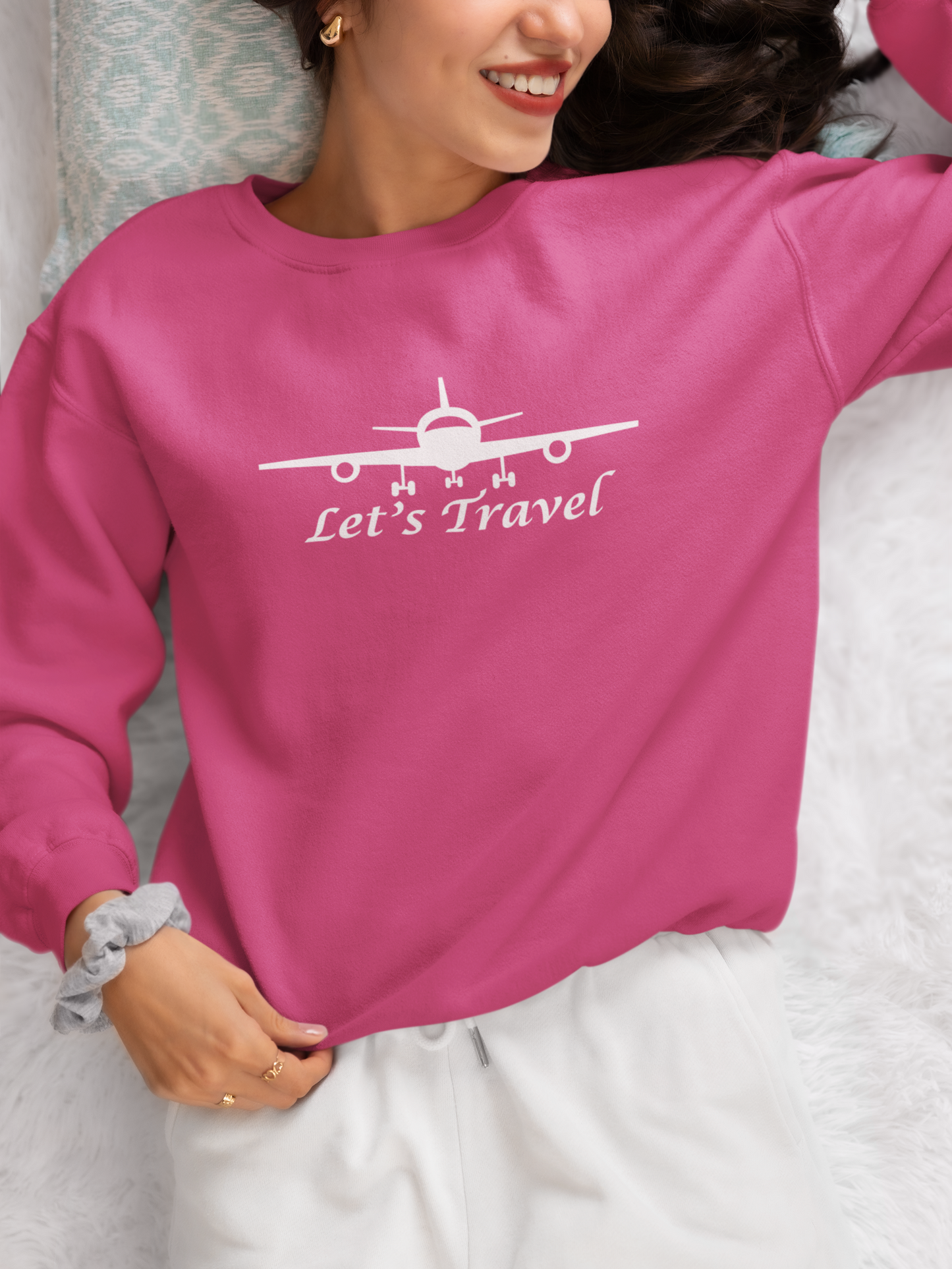 Let's Travel Crewneck Sweatshirt