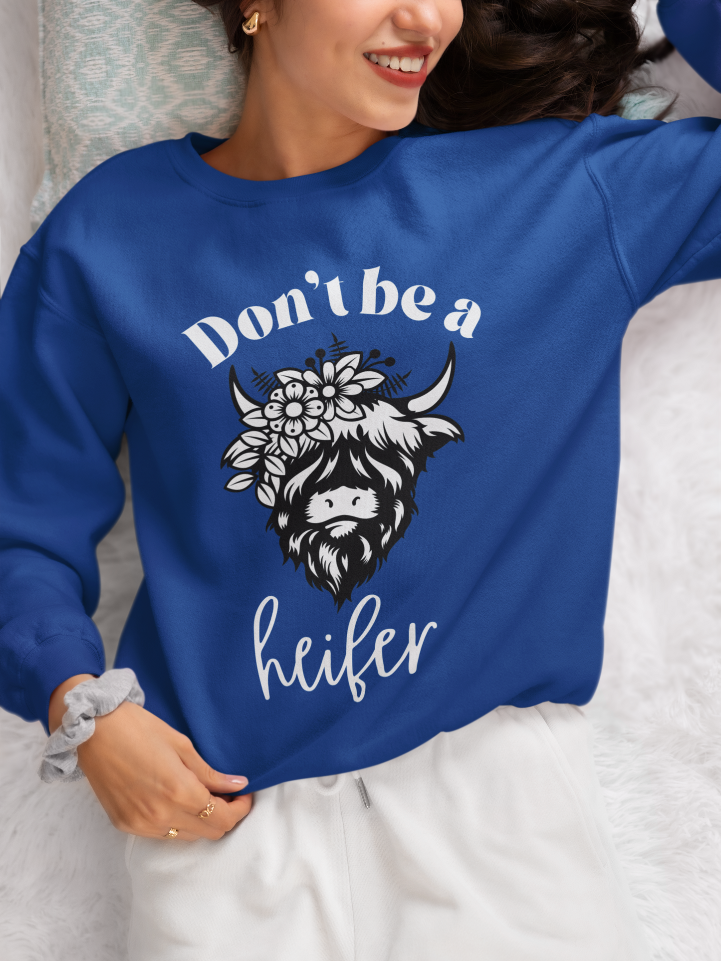 Don't Be a Heifer Crewneck Sweatshirt