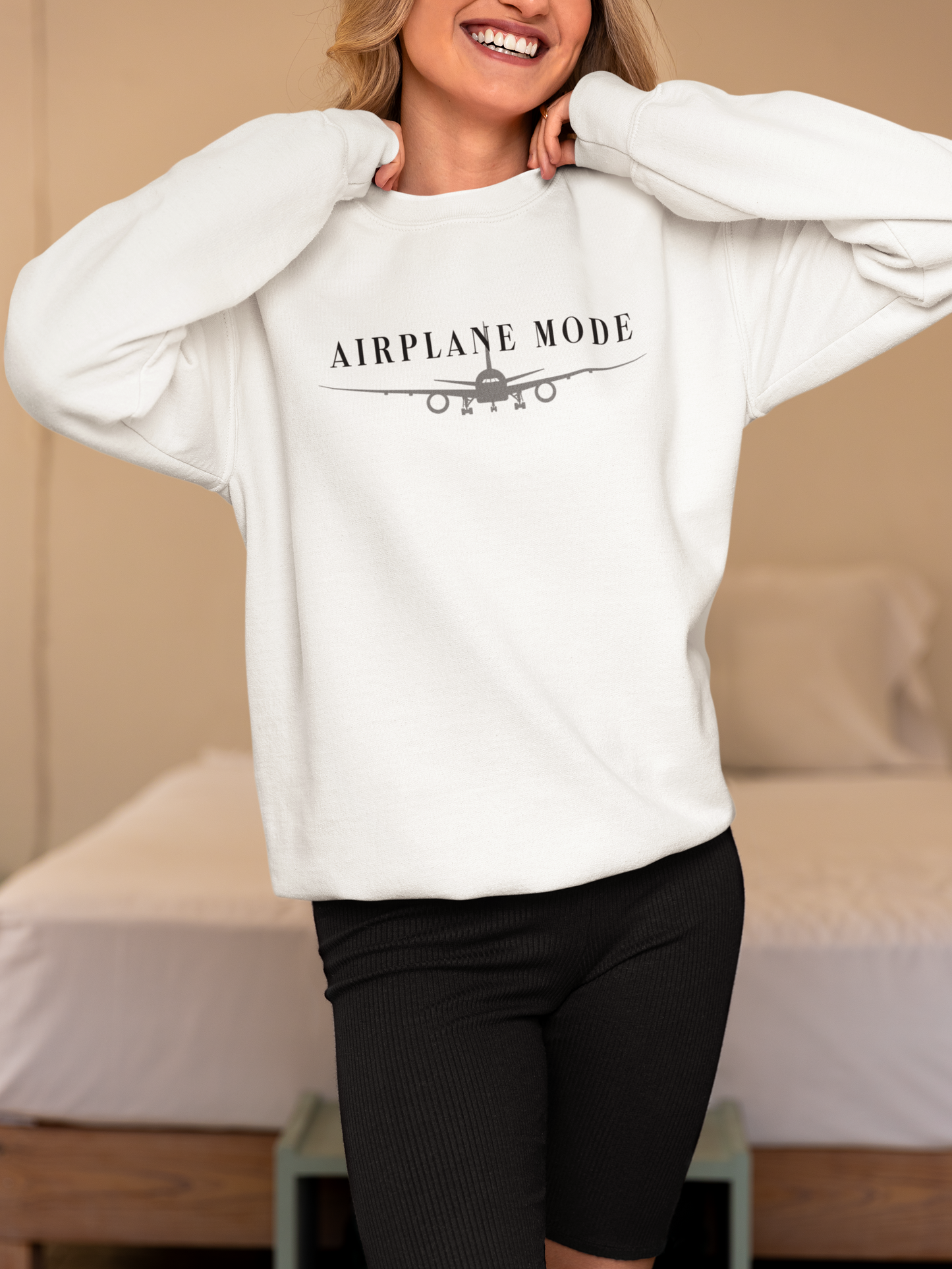 Airplane Mode Crewneck Sweatshirt