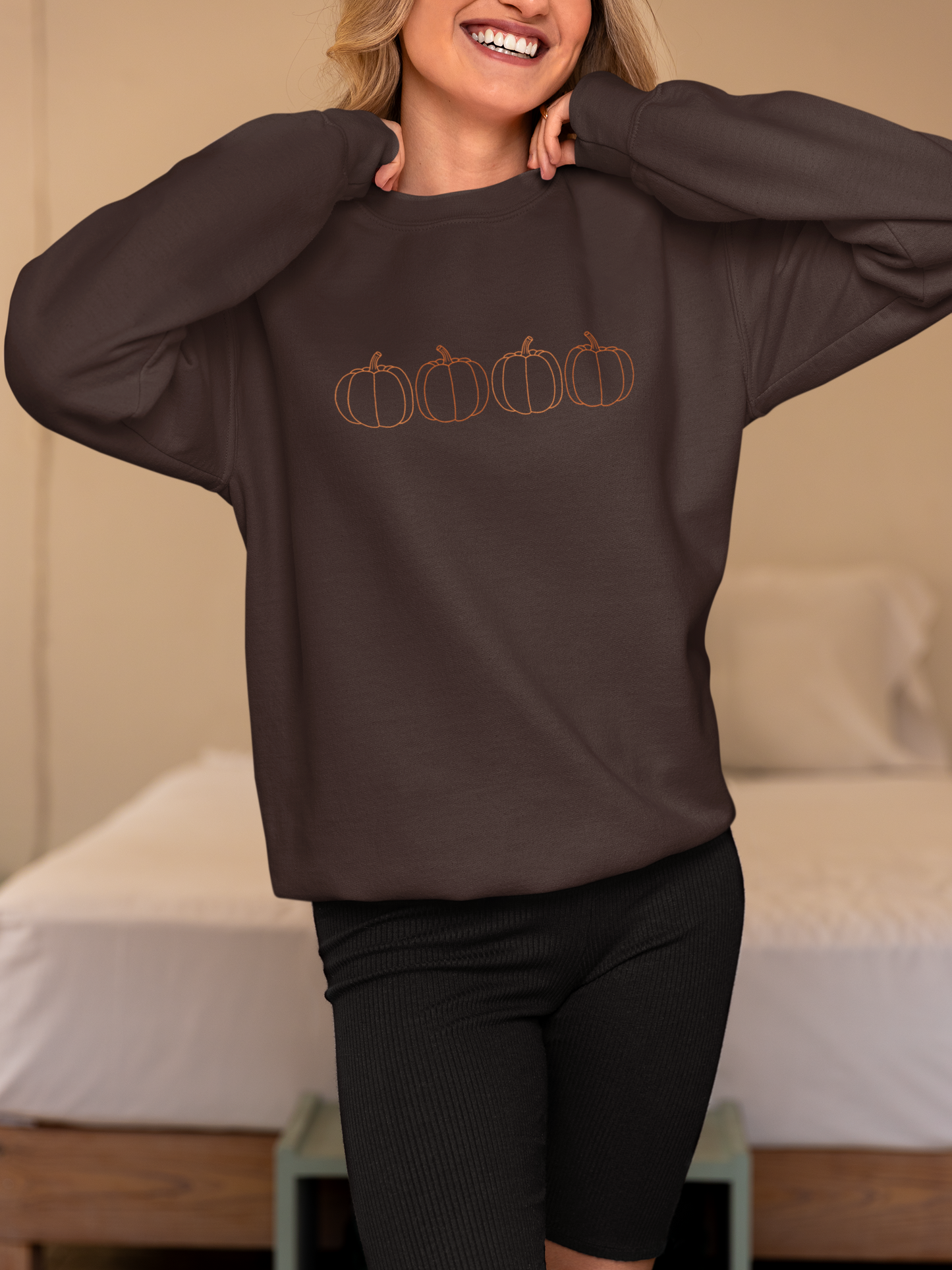 Pumpkins Fall Crewneck Sweatshirt