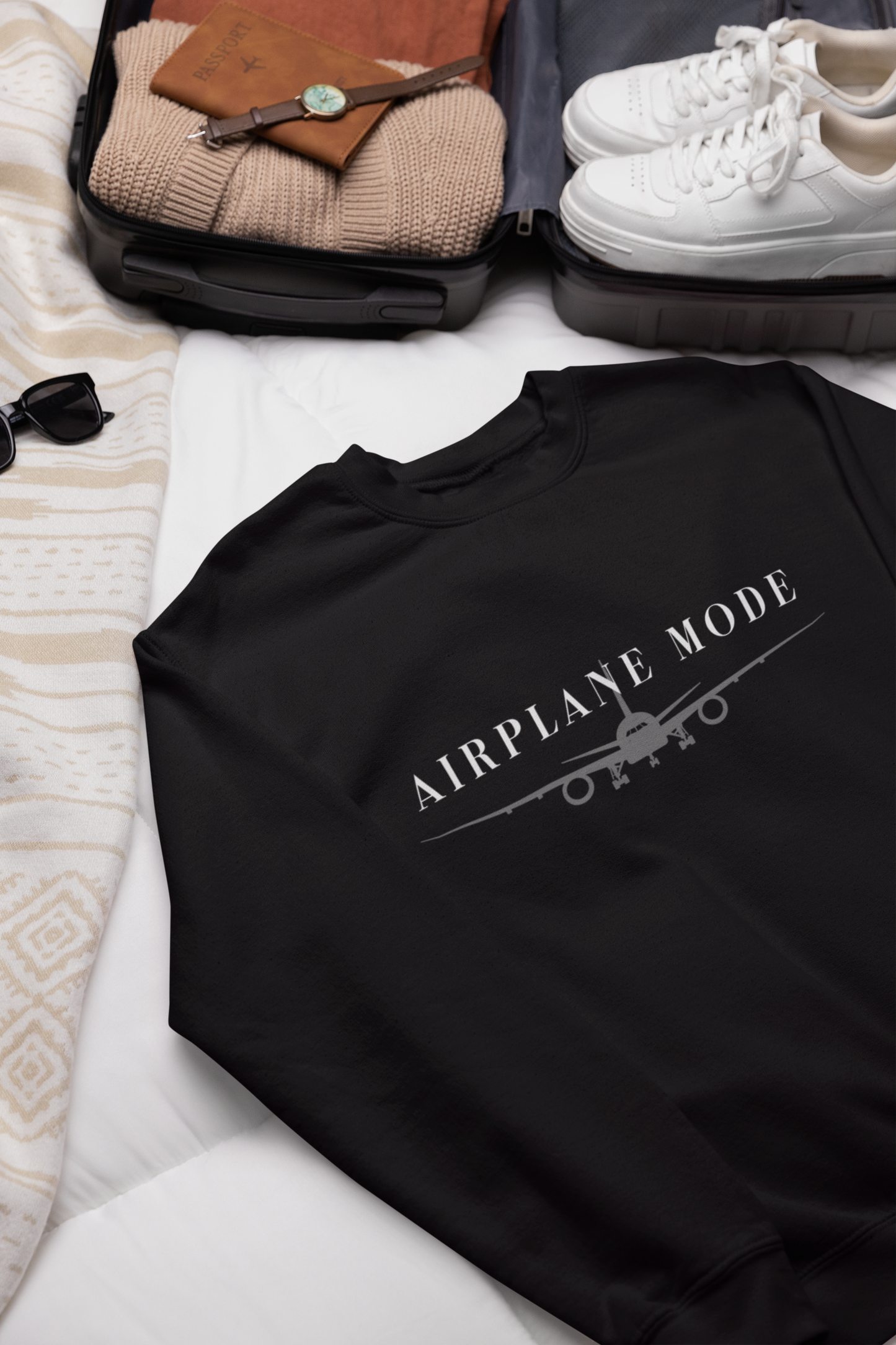 Airplane Mode Crewneck Sweatshirt