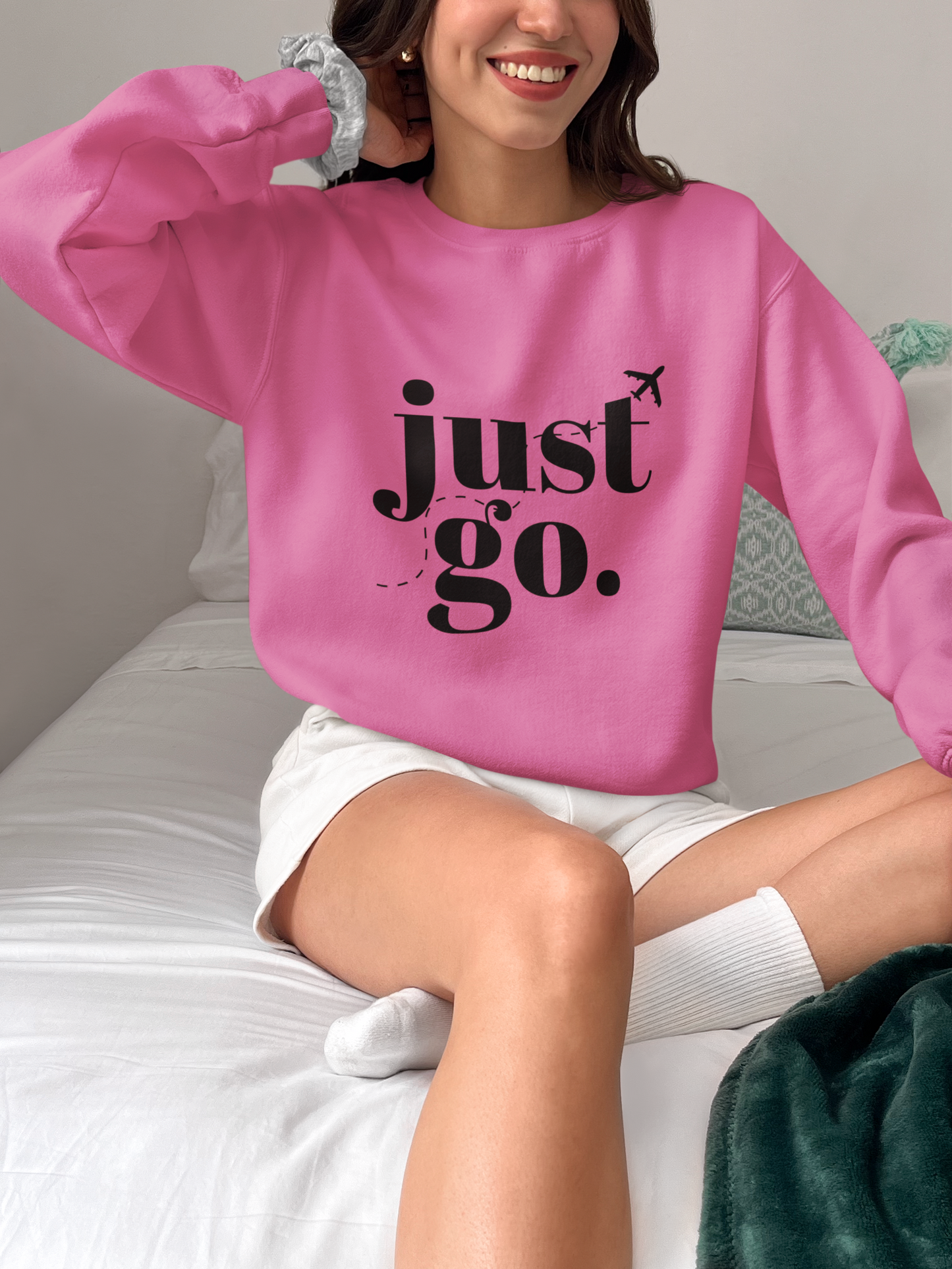 Just Go - Travel Crewneck Sweatshirt