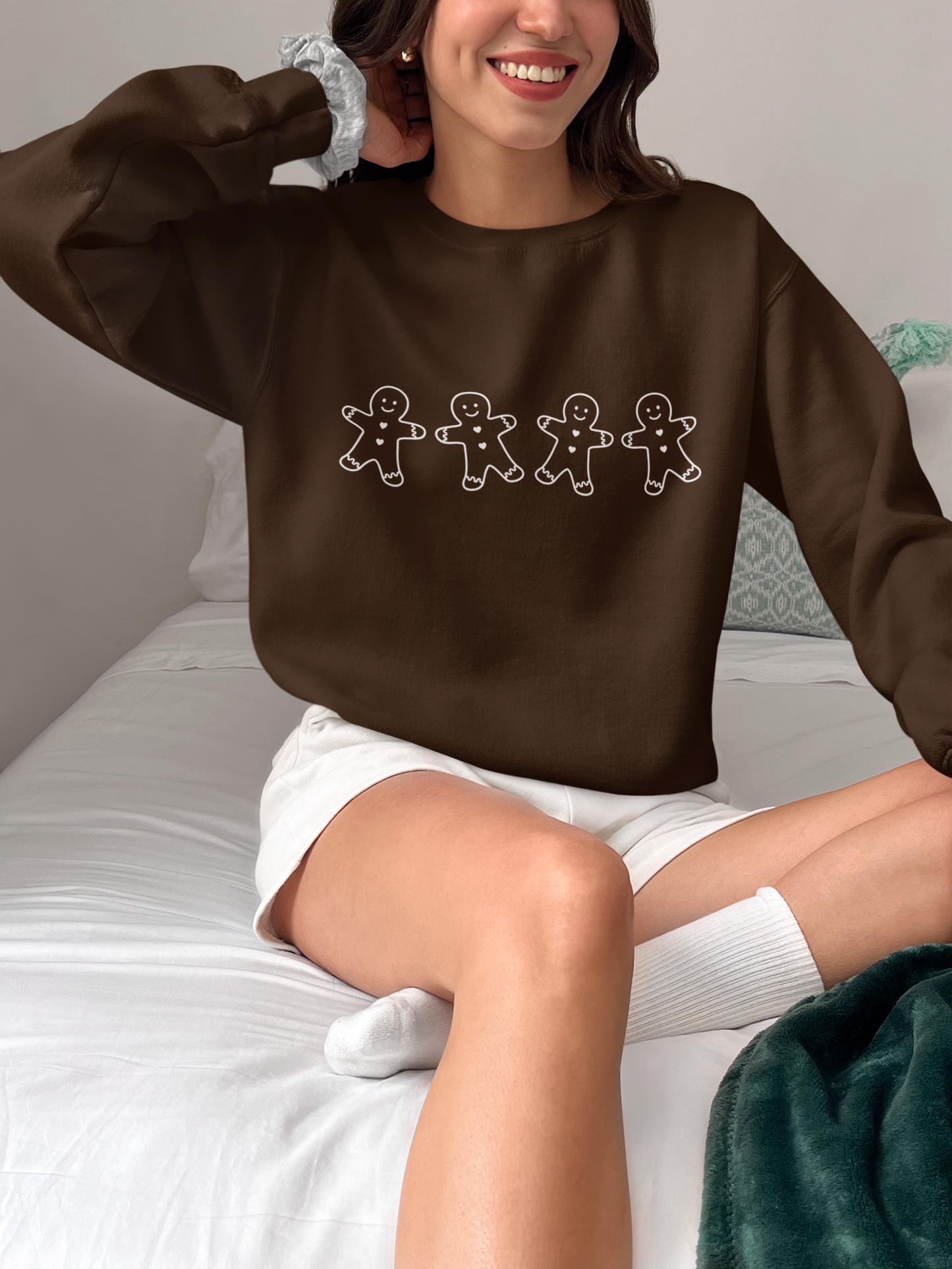 Gingerbread Men Christmas Crewneck Sweatshirt