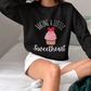 Baking a Little Sweetheart Pregnancy Crewneck Sweatshirt