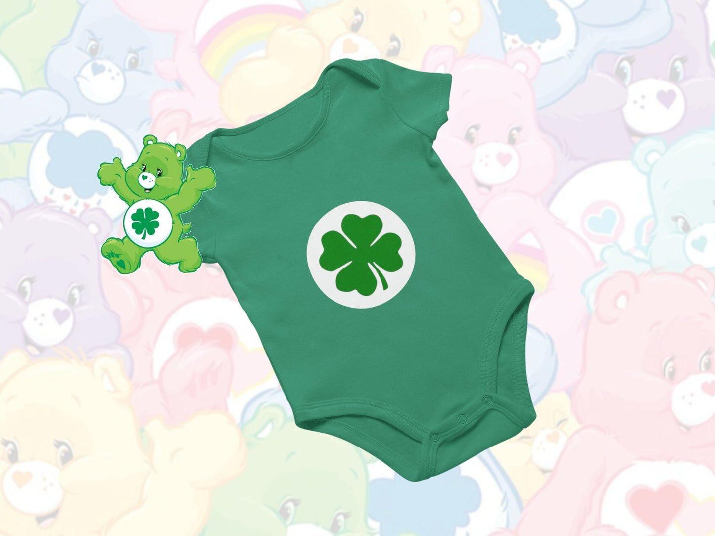 Care Bear - Good Luck Bear Baby Bodysuit