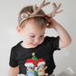 Bluey and Bingo Christmas Toddler T-Shirt | Bluey TV Show | Bluey Heeler, Winter, Christmas, Xmas, Trendy, Soft, Cute Kid's T-Shirt