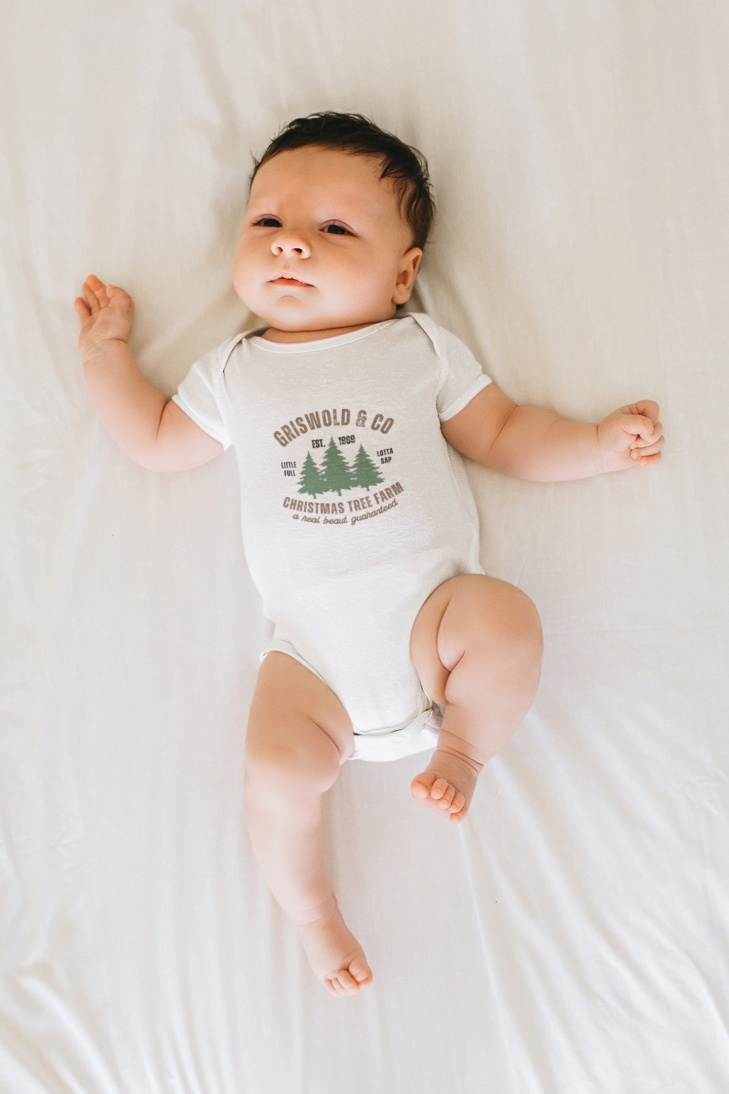 Griswold & Co. Christmas Baby One-Piece