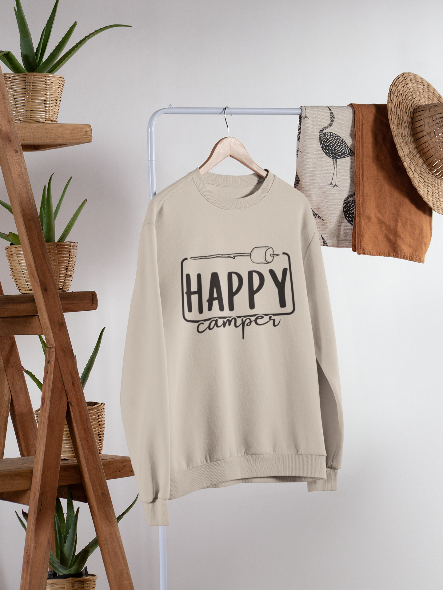 Happy Camper Crewneck Sweatshirt