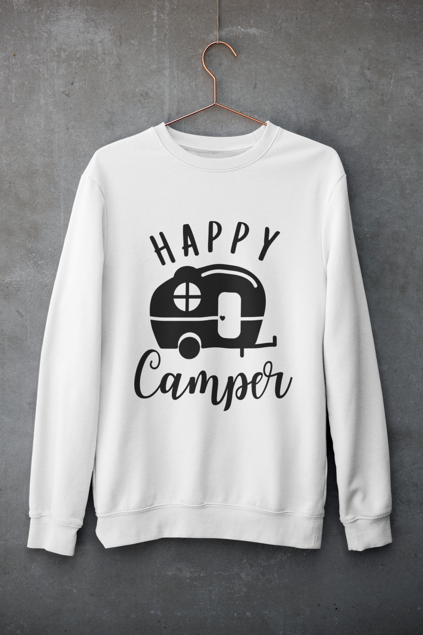 Happy Camper Crewneck Sweatshirt