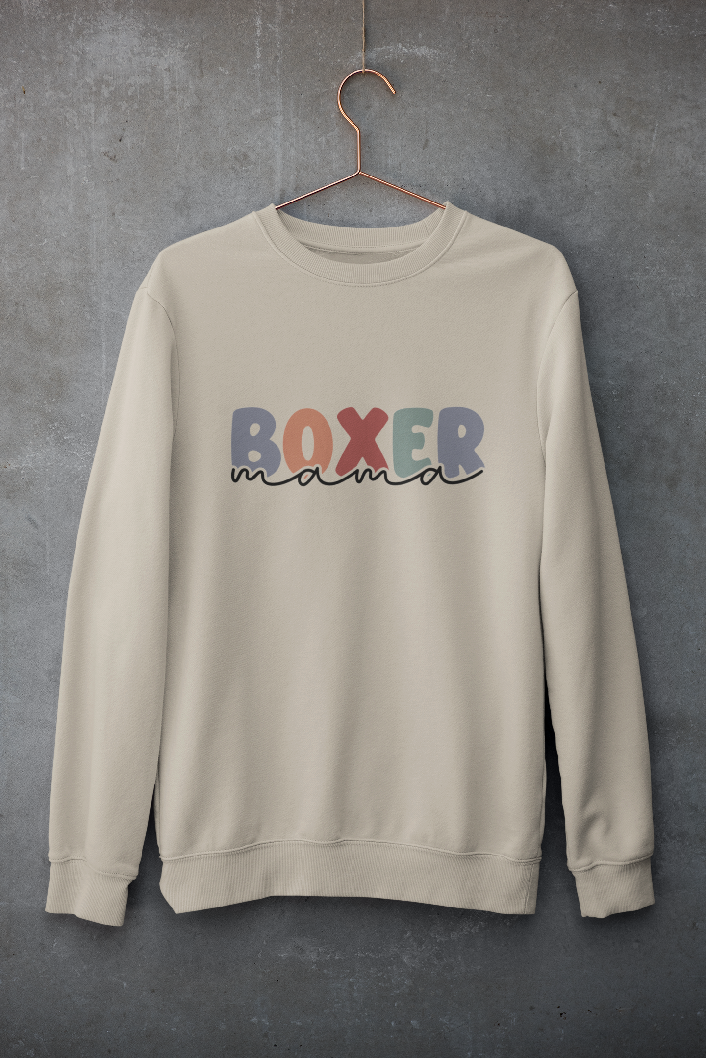 Boxer Mama Crewneck Sweatshirt