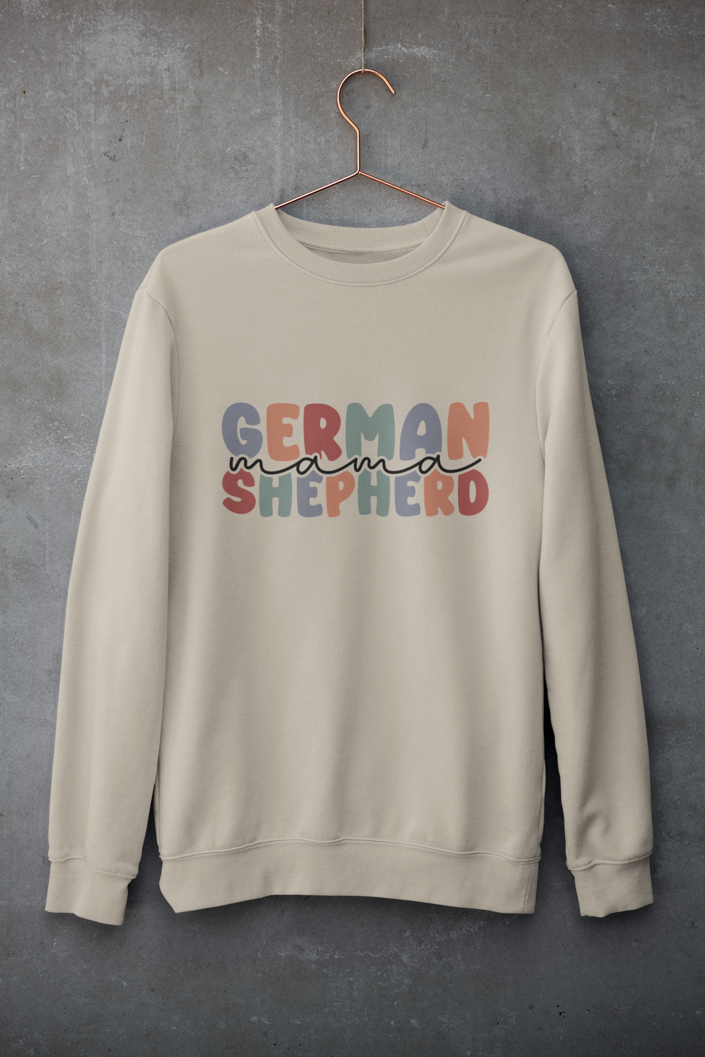 German Shepherd Mama Crewneck Sweatshirt