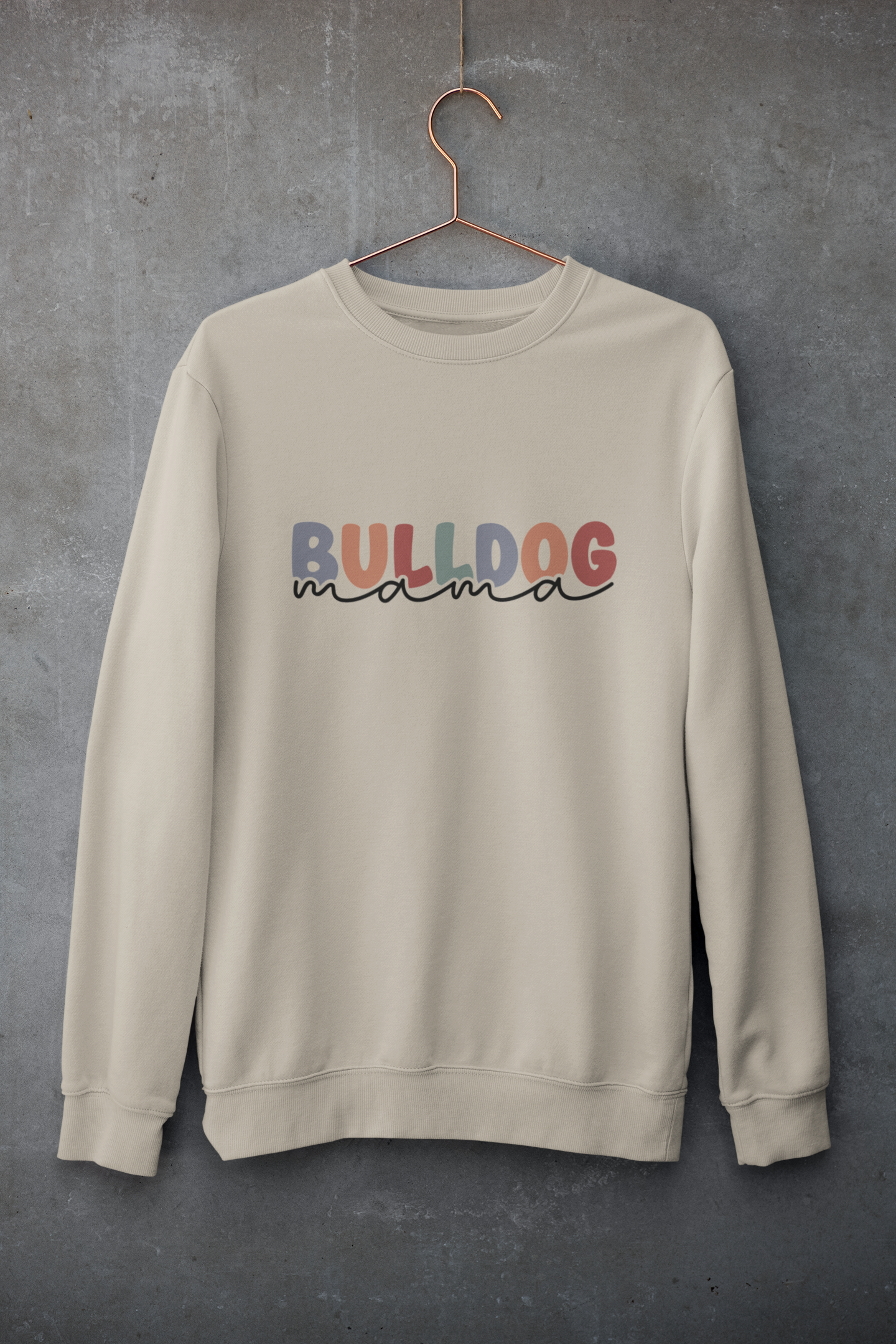 Bulldog Mama Crewneck Sweatshirt