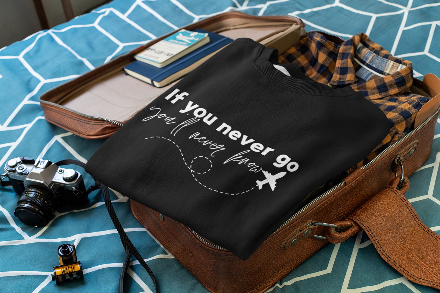 If You Never Go You'll Never Know Crewneck Sweatshirt