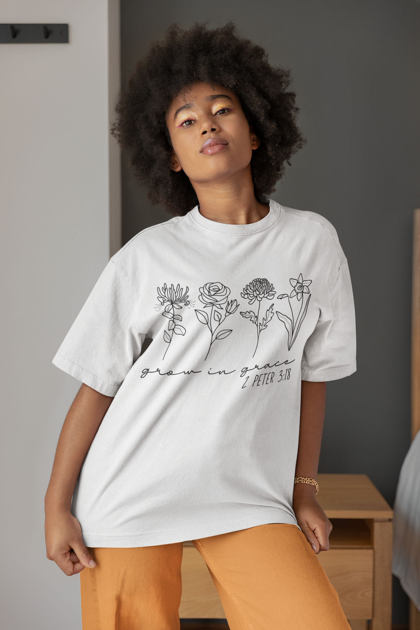 Grow in Grace 2 Peter 3:18 T-Shirt