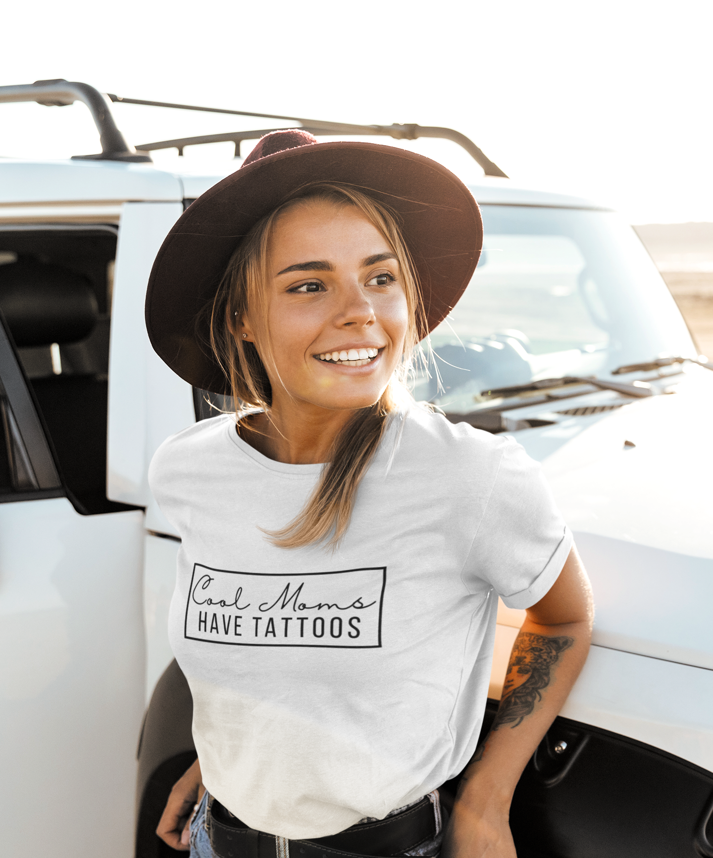 Cool Moms Have Tattoos T-Shirt