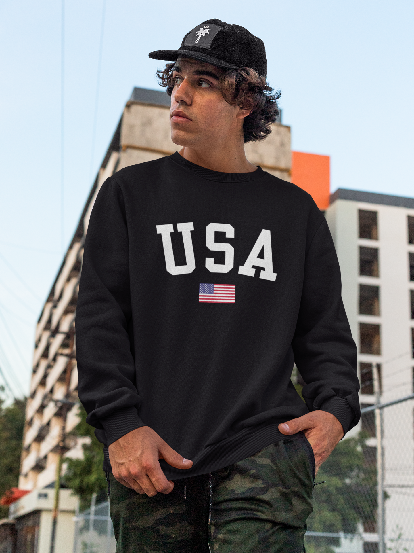 USA Crewneck Sweatshirt