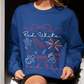 Red White and Due - Maternity Fourth of July Crewneck Sweatshirt