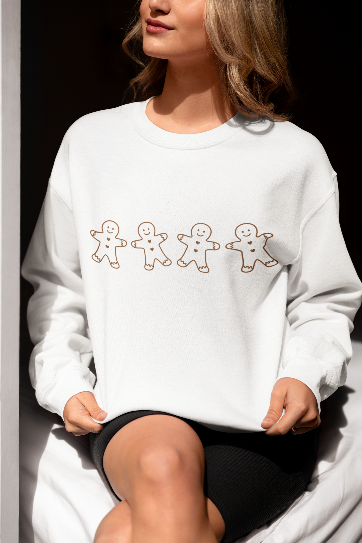 Gingerbread Men Christmas Crewneck Sweatshirt